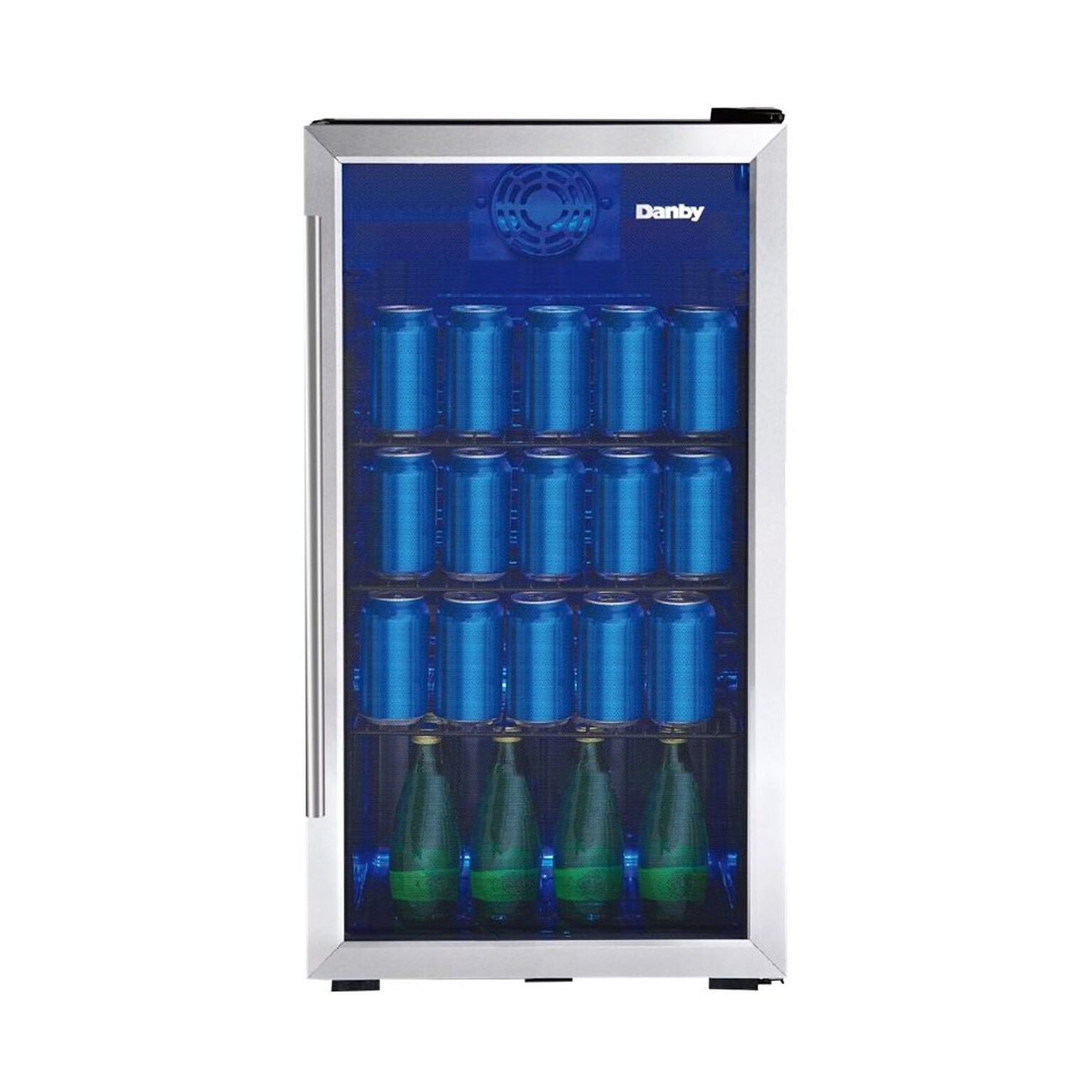 Danby DBC117A2BSSDD-6 3.1-Cu. Ft. Beverage Center, Black/Stainless