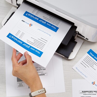Exact Index Index 110 lb. Cardstock Paper, 8.5" x 11", White, 250 Sheets/Pack (40508 / 48508)