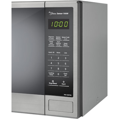 Panasonic 1.3 Cu. Ft. Countertop Microwave, Stainless Steel (NN-SU676S)