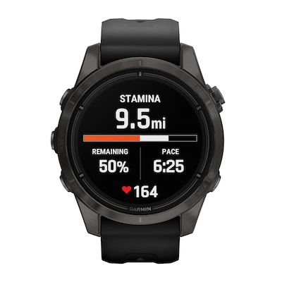 Garmin epix Pro Gen 2 Sapphire Edition Smartwatch, Carbon Gray & Black, 42mm (GRM0280214)