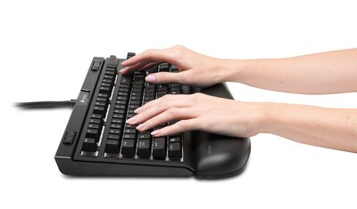 Kensington ErgoSoft Wrist Rest for Mechanical & Gaming Keyboards, Black (K52798WW)