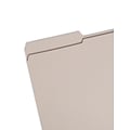 Smead File Folder, Reinforced 1/3-Cut Tab, Legal Size, Gray, 100/Box (17334)