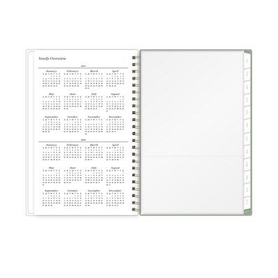 2025-2026 Blue Sky Sincerely Jules Rheanne 5" x 8" Academic Year Weekly & Monthly Planner, Plastic Cover, Multicolored (154280)