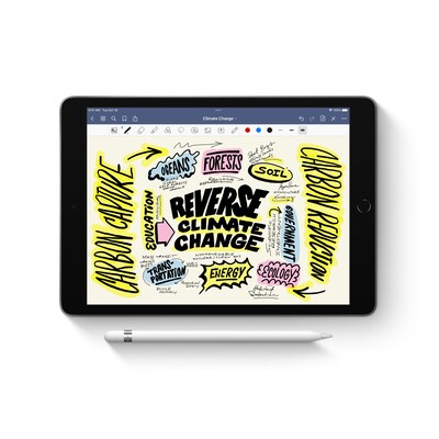 Apple Pencil Stylus for iPad, 1st Generation, with USB-C to Pencil Adapter, White (MYQW3AM/A)