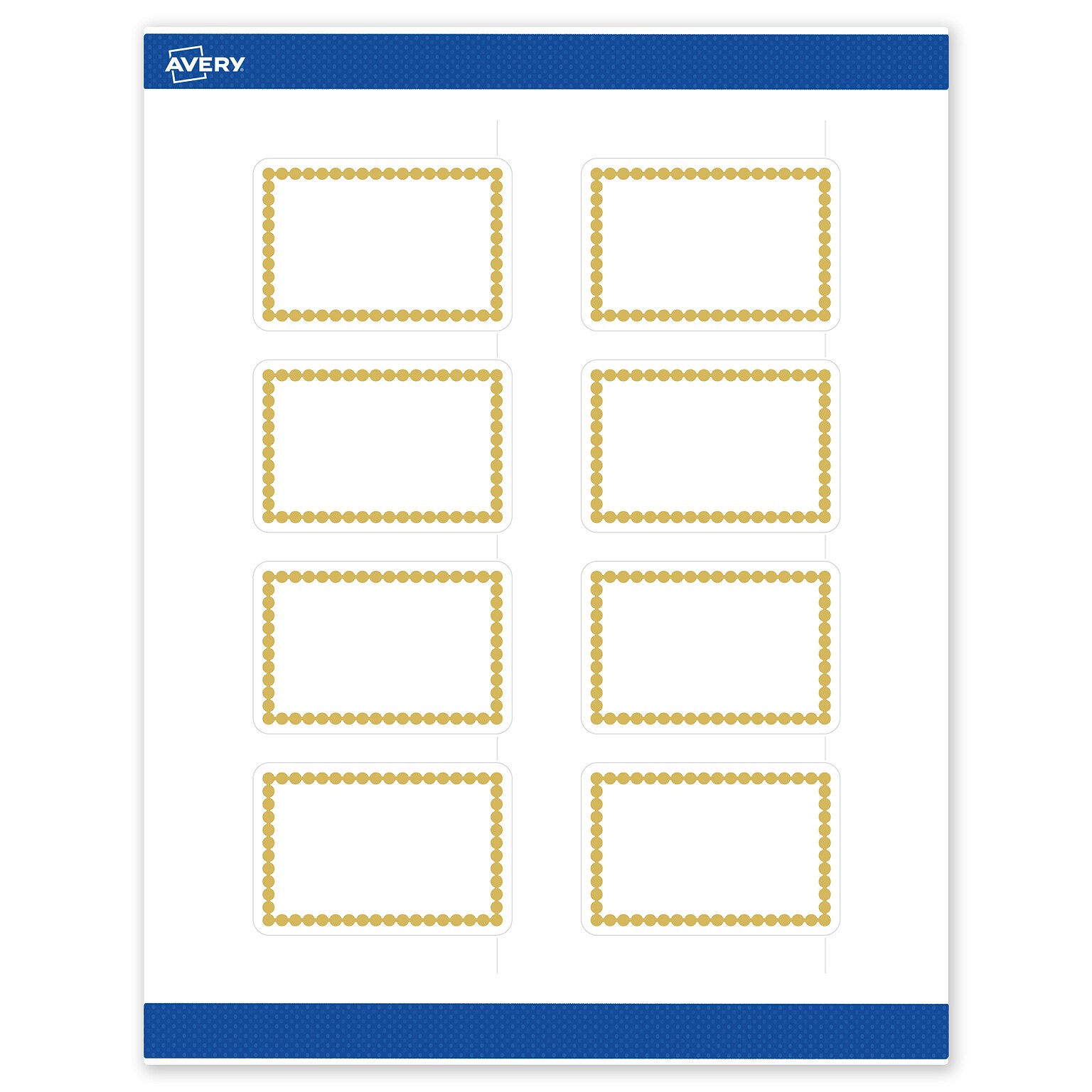 Avery Laser/Inkjet Rectangle Multipurpose Labels, 2 x 3, White, 80/Pack (S00DJ7)