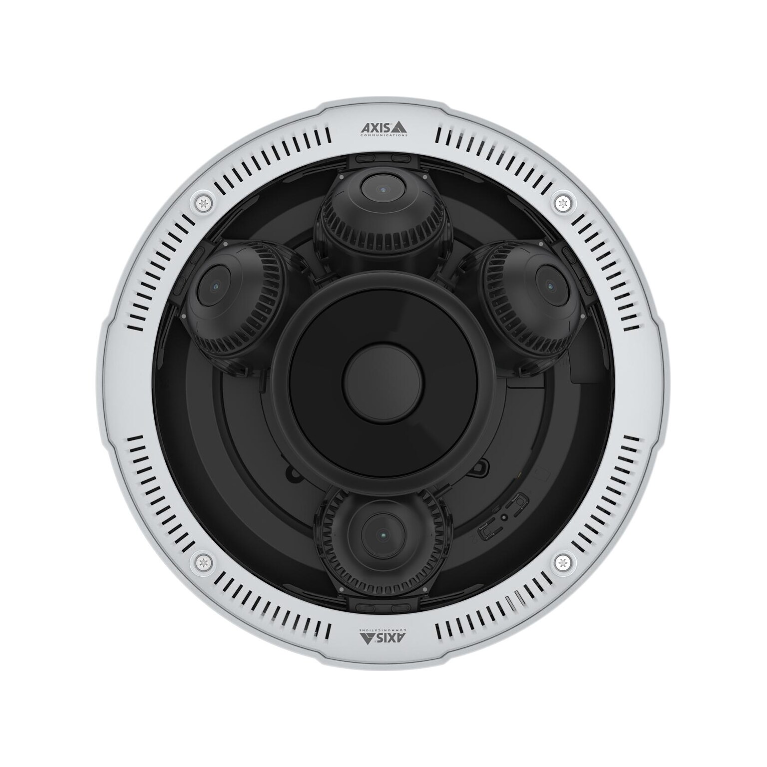 Axis Communications P3735-PLE Panoramic Outdoor Wired Security Camera, Black/White (02633-001)