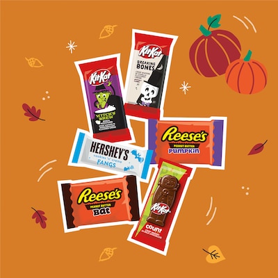 Hershey's, Kit Kat and Reese's Assorted Chocolate Candy Variety Bag, 52.63 oz., 95 Pieces (34000-94707)