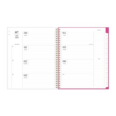 2025-2026 Blue Sky Sincerely Jules Helenora 8.5 x 11 Academic Year Weekly & Monthly Planner, Plast