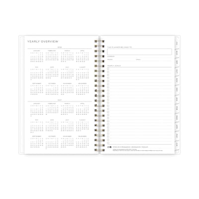 2026-2027 Blue Sky Smoke Frosted 5" x 8" Academic Weekly & Monthly Planner, Plastic Cover (133682-A27)