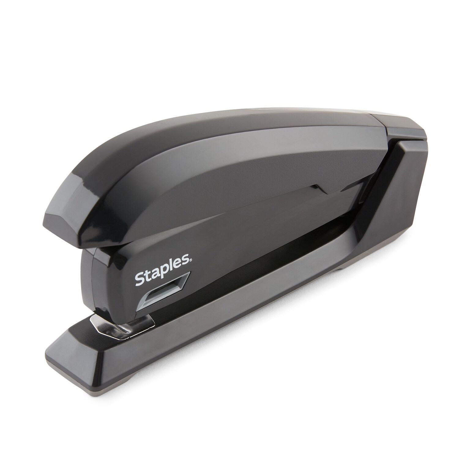 Staples One-Touch Reduced-Effort Desktop Stapler, 20-Sheet Capacity, Staples Included, Black (44436)