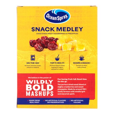 Ocean Spray Pineapple Cran Snack Medley, 1 oz, 10/Pack (307-00425)