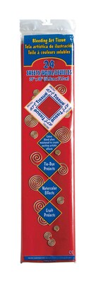 Spectra Deluxe Bleeding Art Tissue, Scarlet Red, 20 x 30, 24 Sheets/Pack (P0059032)