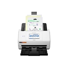 Epson RapidReceipt RR-600W Wireless Duplex Receipt Scanner, White/Black (B11B258202)