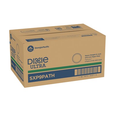 Dixie Ultra Pathways 8.5" Paper Plates, Multicolor, 500/Carton (SXP9PATH)