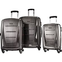 Samsonite Winfield 2 Fashion Polycarbonate 3-Piece Luggage Set, Charcoal (56847-1174)