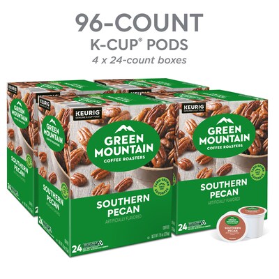 Green Mountain Southern Pecan Coffee Keurig® K-Cup® Pods, Light Roast, 96/Carton (67726)