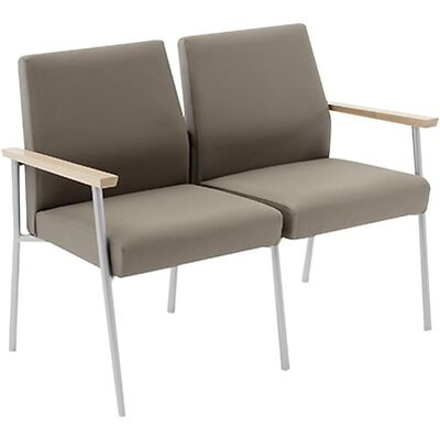Lesro Mystic Reception Collection in Deluxe Fabric; 2-Seat Sofa