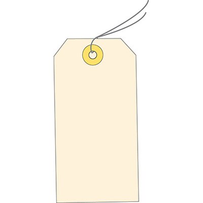 Quill Brand® Pre-Wired Shipping Tag, 4-3/4 x 2-3/8, Manila, 1000/Box (764601)