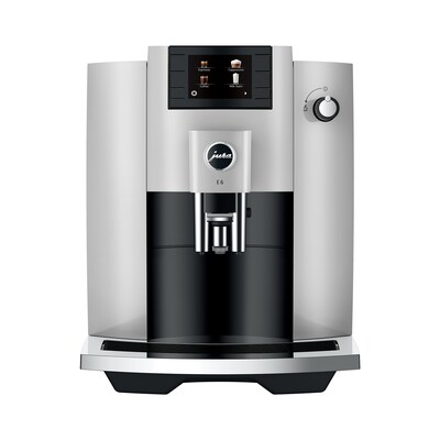 JURA E6 2-Cups Coffee & Espresso Machine Combination, Platinum (15465)