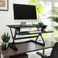 Union & Scale™ FlexFit™ 35" Adjustable Desk Riser, Black (UN50710-CC)