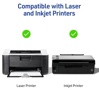 Avery Laser/Inkjet Shipping Labels, 5.5" x 8.5", Matte White, 500 Labels/Box (95930)