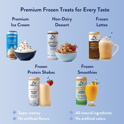 ColdSnap Mocha Snappuccino Frozen Latte Mix, Single Serve Pods, 12 Pods/Pack, COLDSNAP MACHINE REQUIRED (600042)