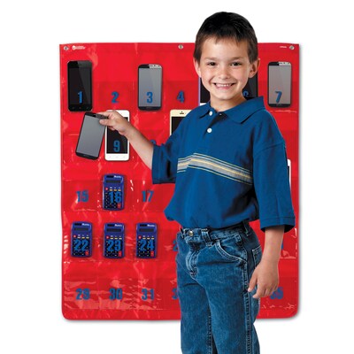 Learning Resources 35-Pocket Multi-Use Storage Pocket Chart, 29" 36" (LER0056)