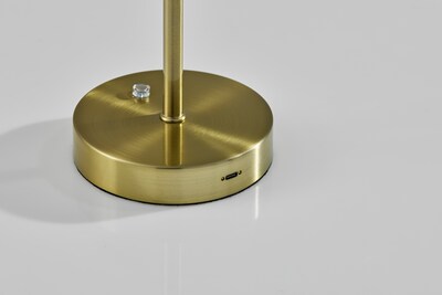 Adesso Tommy LED Table Lamp, Antique Brass (2600-21)