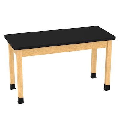 Diversified Woodcrafts School Classroom Rectangular Science Lab Table, 54 x 24, Oak (P720LBBK30N)