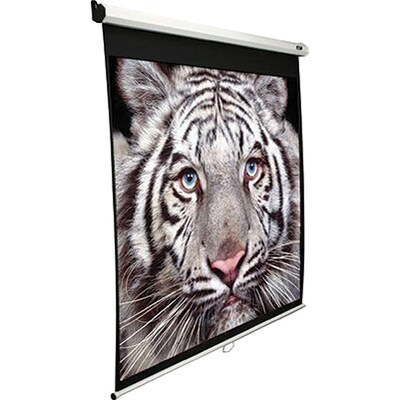 Elite Pull-Down Projector Screen; 85 Diagonal, View 50x67, White Casing