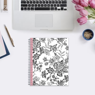 2026-2027 Blue Sky Analeis 8" x 10" Academic Monthly Planner, Plastic Cover, Black/White (130613-A27)