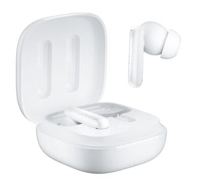 Morpheus 360 Nemesis Wireless Active Noise Canceling Earbuds, Bluetooth, White (TW2750W)