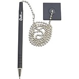 Quill Brand® Anchor Security Pen with Chain and Base, Medium Point  Black (31587)