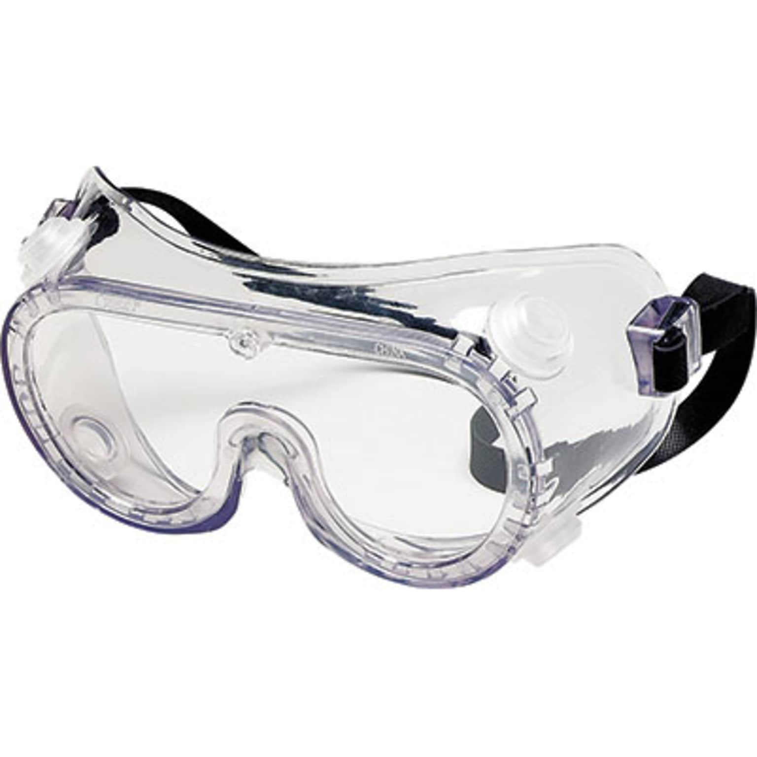 Crews® Safety Goggles-Over Glasses; Chemical Safety, Clear Lens (CRW2230R)