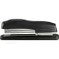 Quill Brand® Contemporary Desktop Stapler, 20 Sheet Capacity, Metallic Black (79604Q)