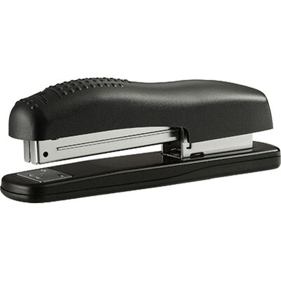 Quill Brand® Contemporary Desktop Stapler, 20 Sheet Capacity, Metallic Black (79604Q)