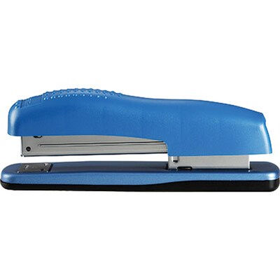 Quill Brand® Contemporary Desktop Stapler, 20 Sheet Capacity, Metallic Blue (79606Q)