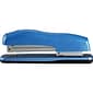 Quill Brand® Contemporary Desktop Stapler, 20 Sheet Capacity, Metallic Blue (79606Q)