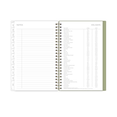 2026 Blue Sky Kelly Ventura Gardens 5" x 8" Calendar Year Weekly & Monthly Planner, Plastic Cover, Multicolored (153065)