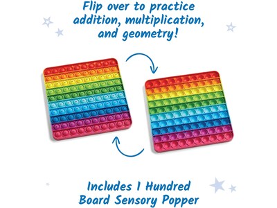 hand2mind Hundred Board Sensory Bubble Popper (95789)