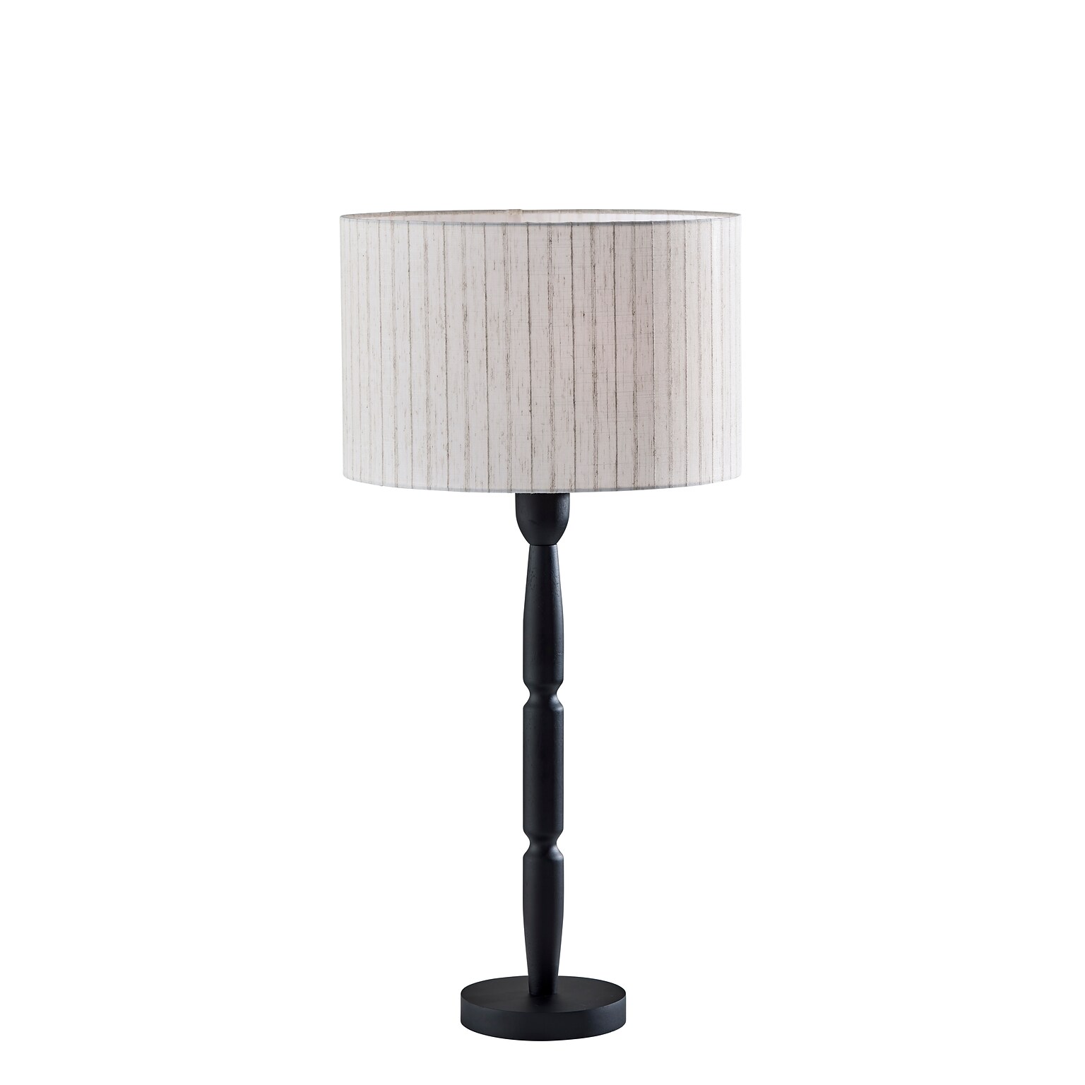Adesso Nigel 29H Incandescent Table Lamp, Black/Off-White (4357-01)