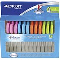 Westcott® Teacher Pack of 5 Soft-Handle, Pointed, Scissors with Microban® Protection