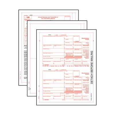 TOPS 1099MISC Tax Form Kit, 5 Part, White, 8 1/2 x 11, 25 Sets Per Kit (6174E25)