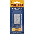 Velcro® Tape, 3/4 x 3-1/2Strips, White