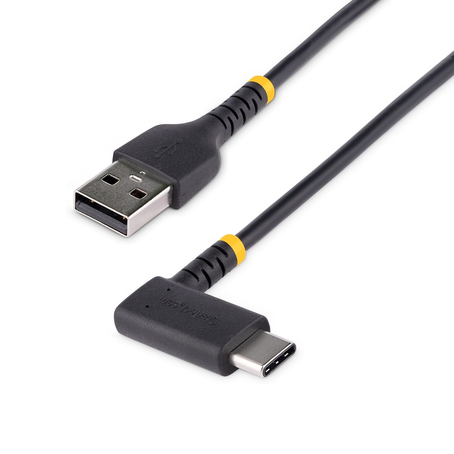 StarTech 0.5ft USB-A to USB-C Charging Cable, Male to Male, Black (R2ACR-15C-USB-CABLE)