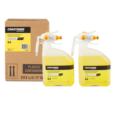Coastwide Professional Multi-Purpose Neutral Cleaner 64 Concentrate for EasyConnect, 3L, 2/CT (CW640