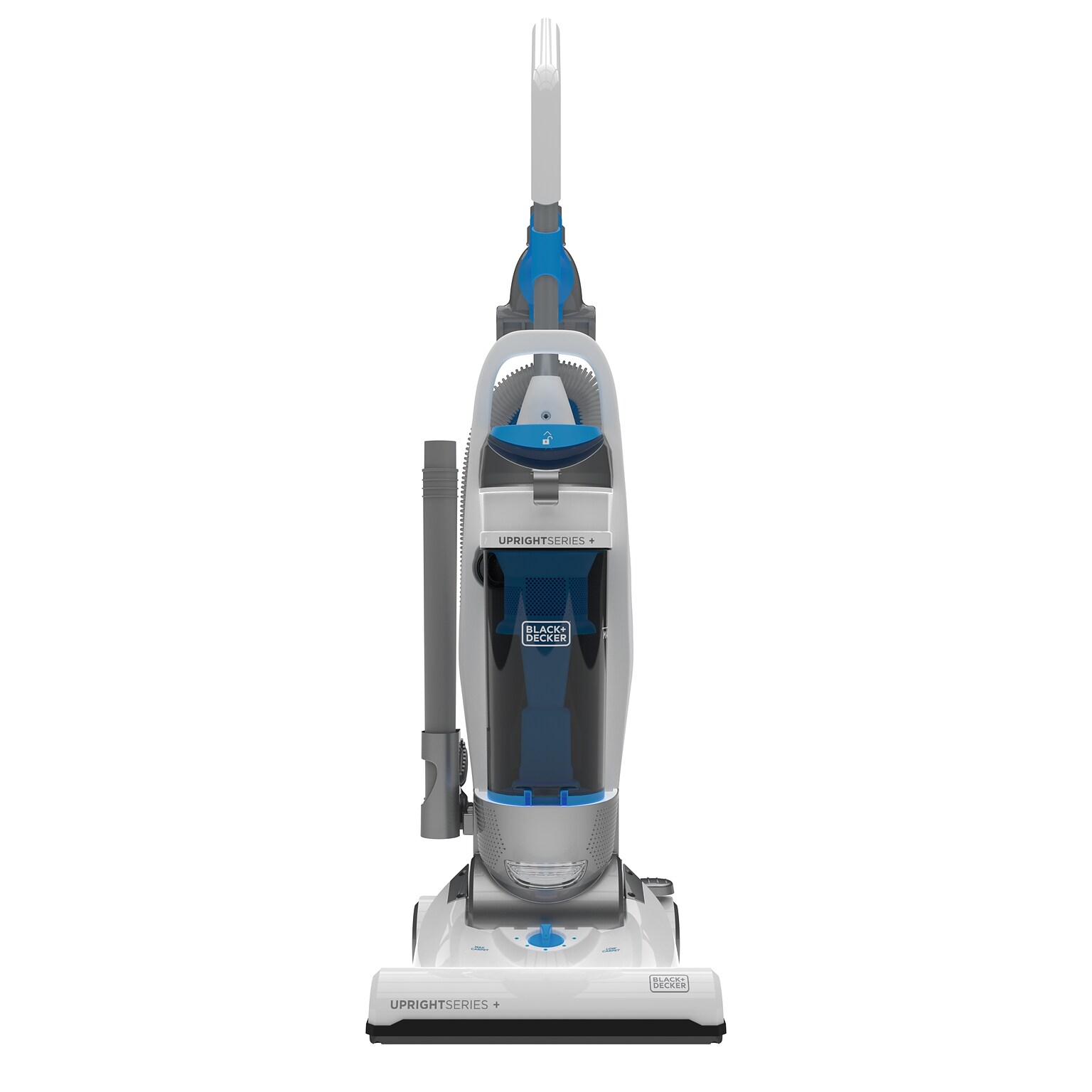Black & Decker UprightSeries+ Vacuum, Bagless, White/Blue (BDUR2-WHT)