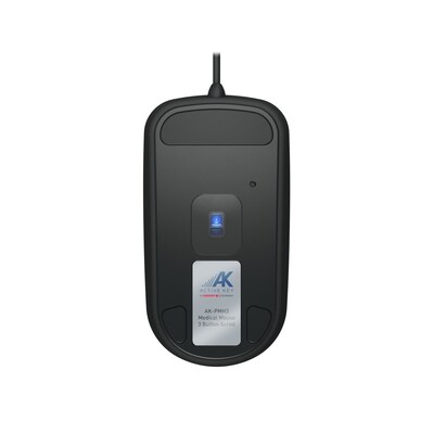 Cherry AK-PMH3 Series Medical Ergonomic Ambidextrous USB Mouse, Black (AK-PMH3OB-US-B)