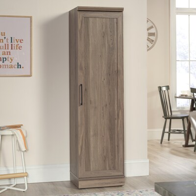 Sauder HomePlus 71"H Storage Cabinet with 4 Shelves, Salt Oak (435138)