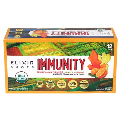 Elixir Immunity Shots, 2 oz., 12/Pack (220-02692)